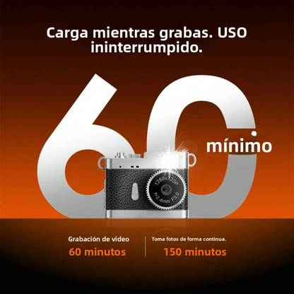 Mini Cámara Retro Vintage HD