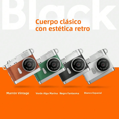 Mini Cámara Retro Vintage HD